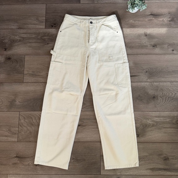 NWT Billabong Leia Cream Cargo Pants Size 26 - Picture 5 of 13